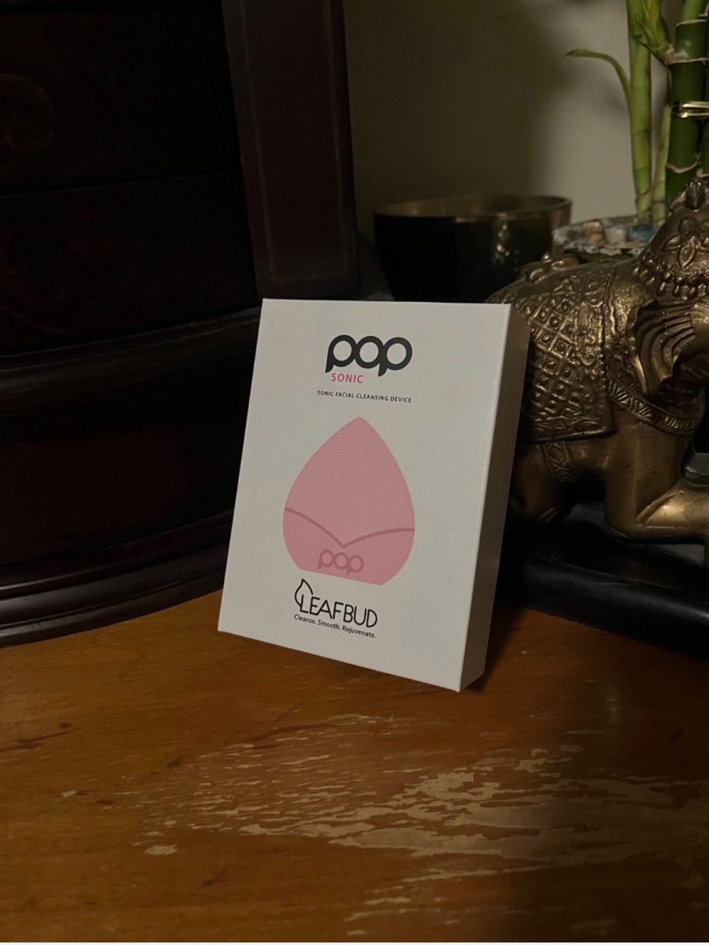 Leafbud Pop Sonic Pink Facial Cleansing Device